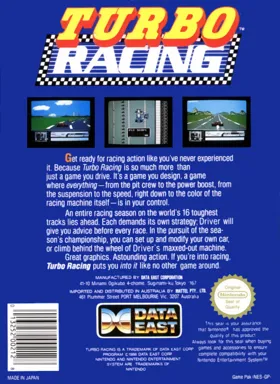 Turbo Racing (Europe) box cover back